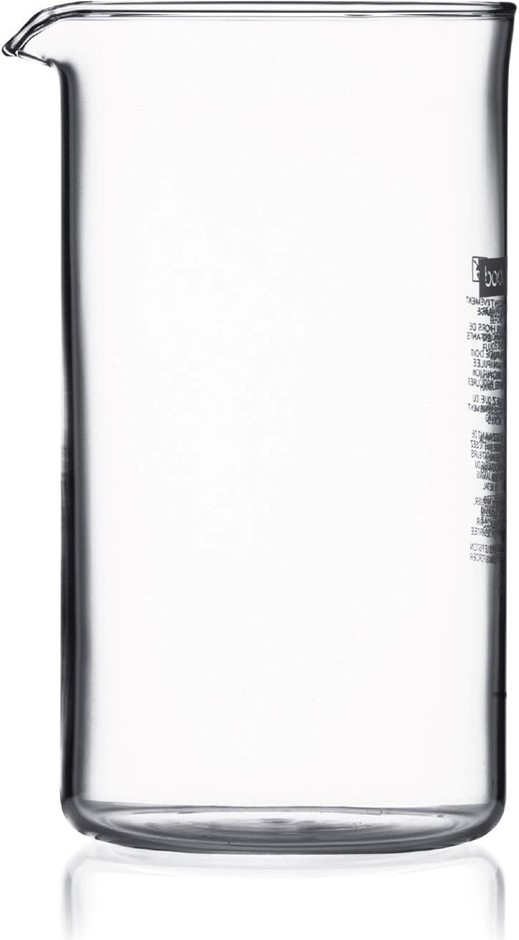 BODUM Glass Beaker Spare with Spout, Borosilicate, Strong & Heat-Resistant.
