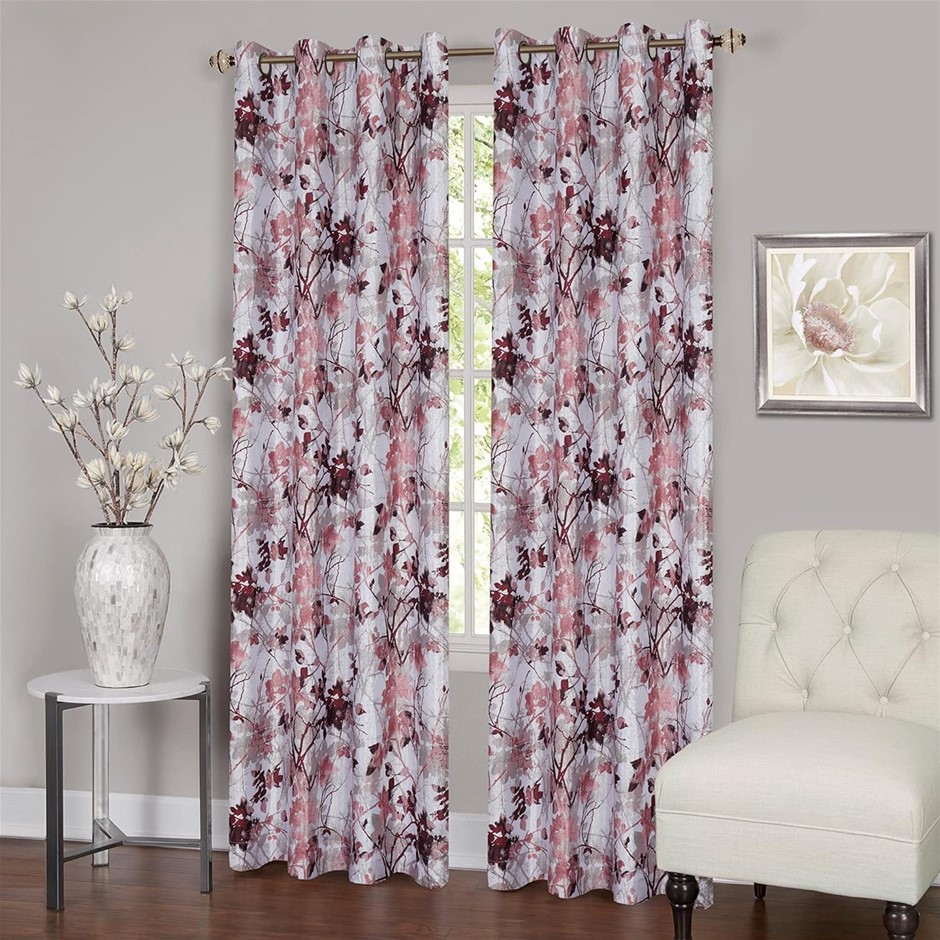 ACHIM Blackout Grommet Window Curtain Panel, (50" W x 84" L), Tranquil Blus