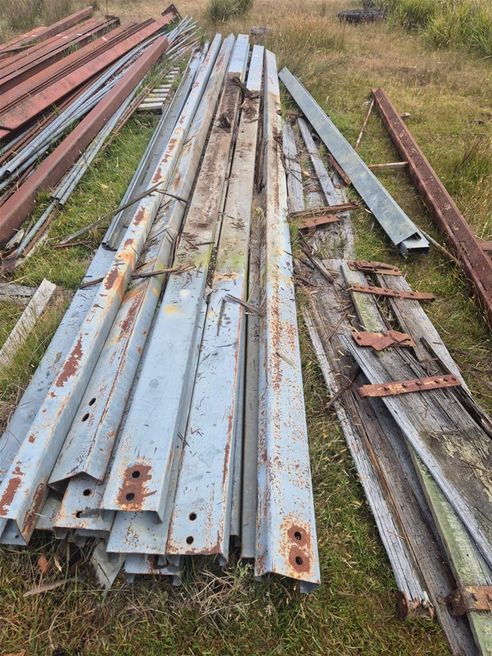 150mm Used Steel Purlins - 6800mm Long
