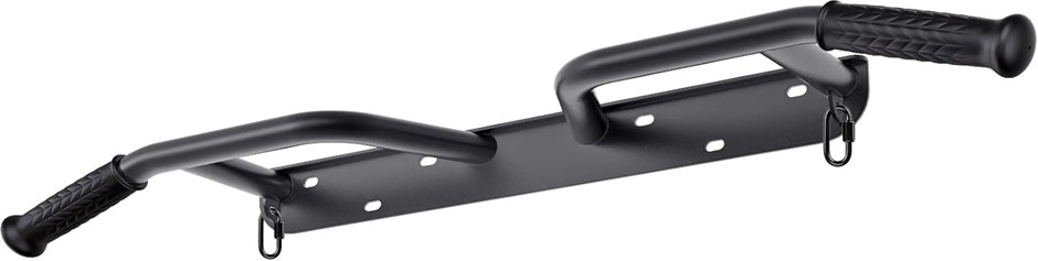 KIPIKA Wall Mounted Pull Up Bar, Heavy-Duty Steel Tube, Four Hand Grips/Cro