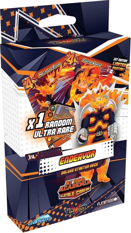 JASCO My Hero Academia Collectible Card Game Endeavor Starter Pack.