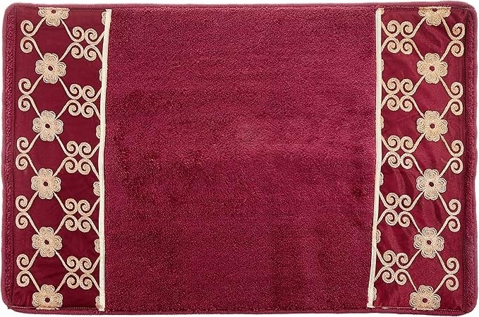POPULR BATH Bath Rug, Vlegant Rosa Collection. Size: 86.4L x 53.3W x 2.5H C