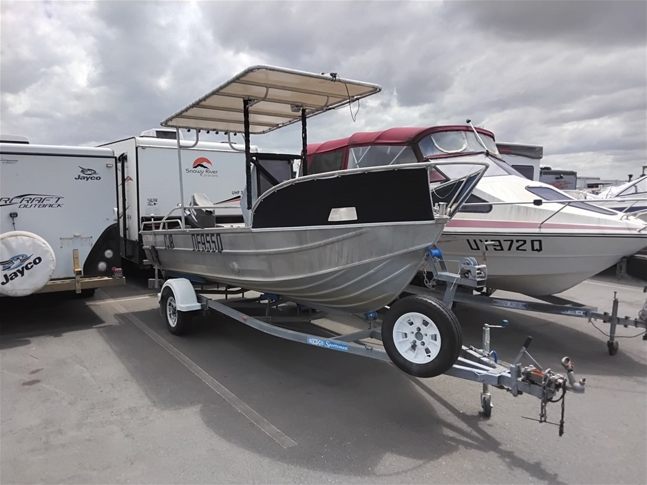 Clark Aluminium Power Boat