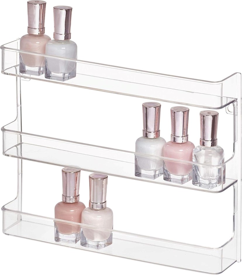 IDESIGN Hanging Nail Polish & Cosmetics Organizer, 8.78" x 2.02" x 11.07",