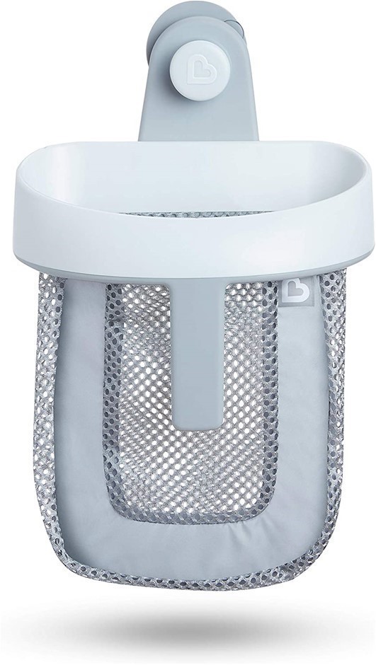MUNCHKIN Super Scoop Bath Toy Organiser, Grey.