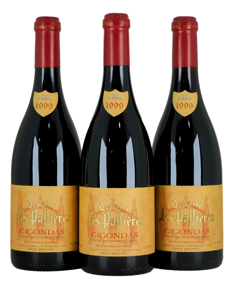 Domaine les Pallieres Gigondas 1999 (3x 750mL), Rhone