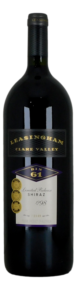 Leasingham Bin 61 Shiraz 1998 (1x 1.5L), Clare Valley