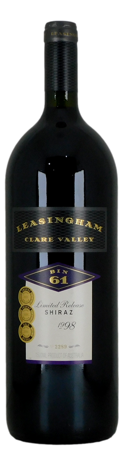 Leasingham Bin 61 Shiraz 1998 (1x 1.5L), Clare Valley