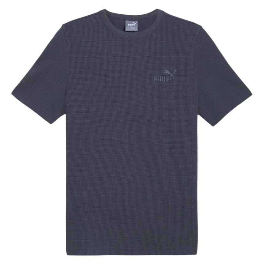 PUMA ESS Elevated Waffle Tee, Size M, Galactic Grey (69), 211809.