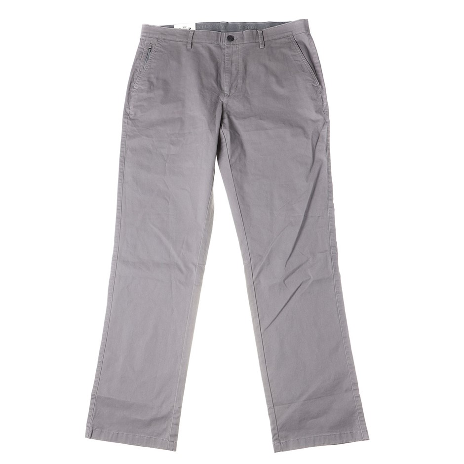 ENGLISH LAUNDRY Men's Bryant Chino, Size 36x32, 98% Cotton, Charcoal Grey.