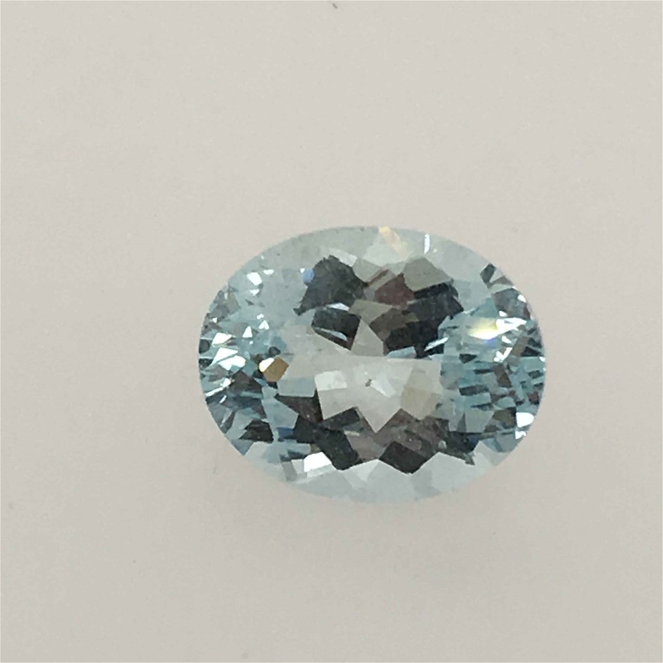 2.77ct One Stone Loose Natural Aquamarine Oval