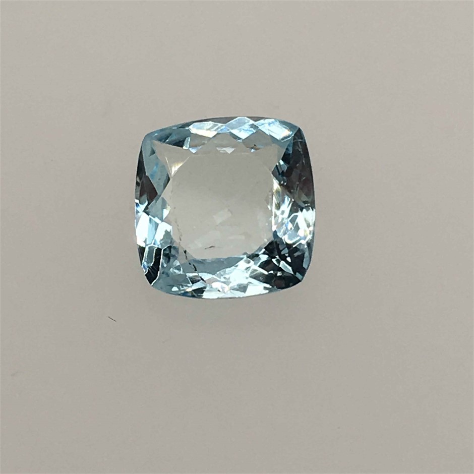 1.48ct One Stone Loose Aquamarine Cushion