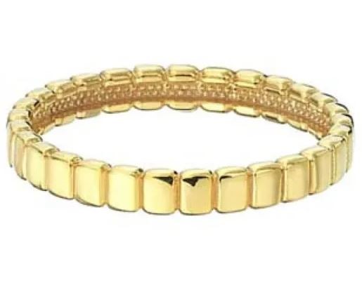 9K Yellow Gold RIBBED RING