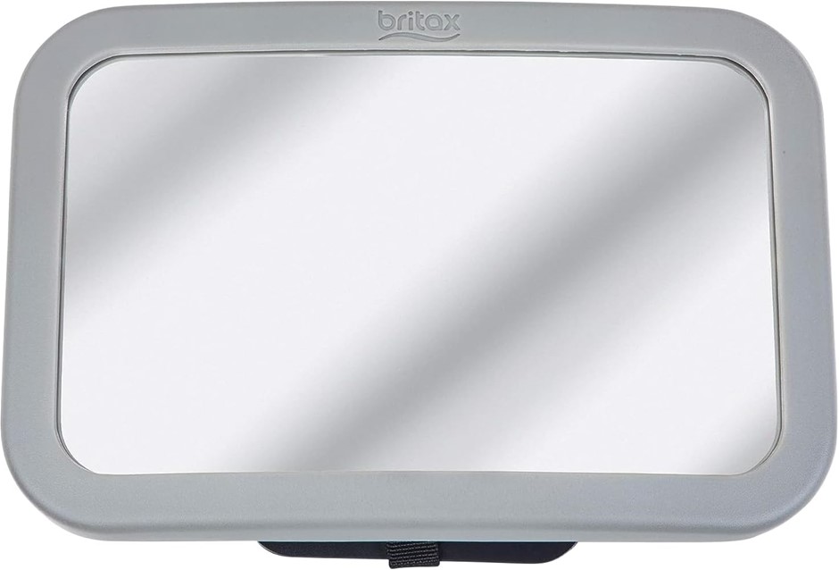 BRITAX Back Seat Mirror, Shatter-Proof, Extra Large Mirror With Adjustable
