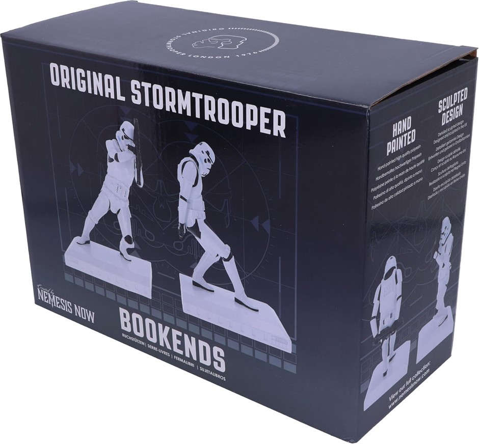 Nemesis Now Officially Licensed The Original Stormtrooper Bookend Figures,