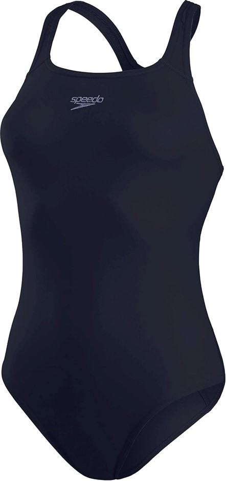 Speedo Womens Classic One Piece Swimsuit, True Navy, 38 US