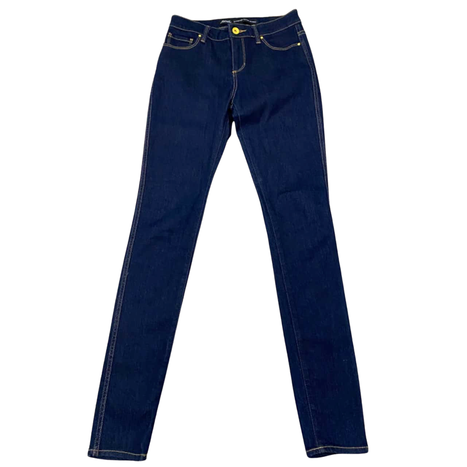 Riders by LEE Womens Blue Bumster Skinny Denim Jeans, Slim Leg, Low Rise, S