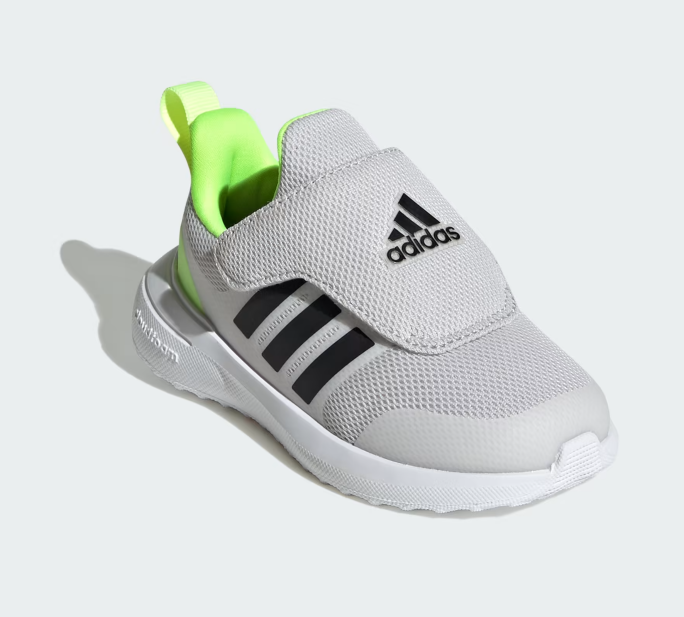 ADIDAS Sportswear Fortarun 2.0 Kids' Shoes, Grey One/Core Black/Lucid Lemon