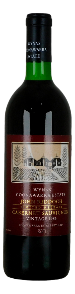 Wynns John Riddoch Cabernet Sauvignon 1986 (1x 750mL), Coonawarra