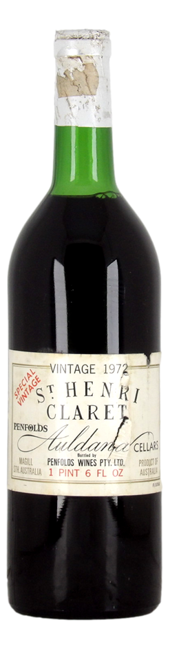 Penfolds St Henri Claret 1972 (1x 1pt 6fl oz) SA.
