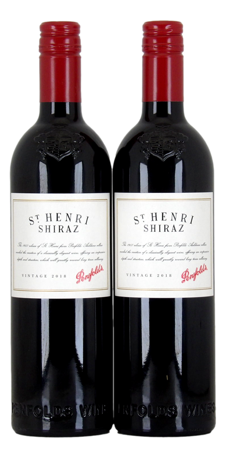 Penfolds St Henri Shiraz 2018 (1x 750mL), SA. Screwcap closure.