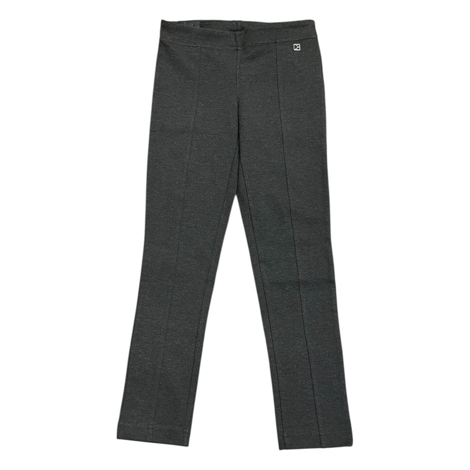 CALVIN KLEIN Women's Ponte Pant, Size S, Heather Charcoal (HCG).