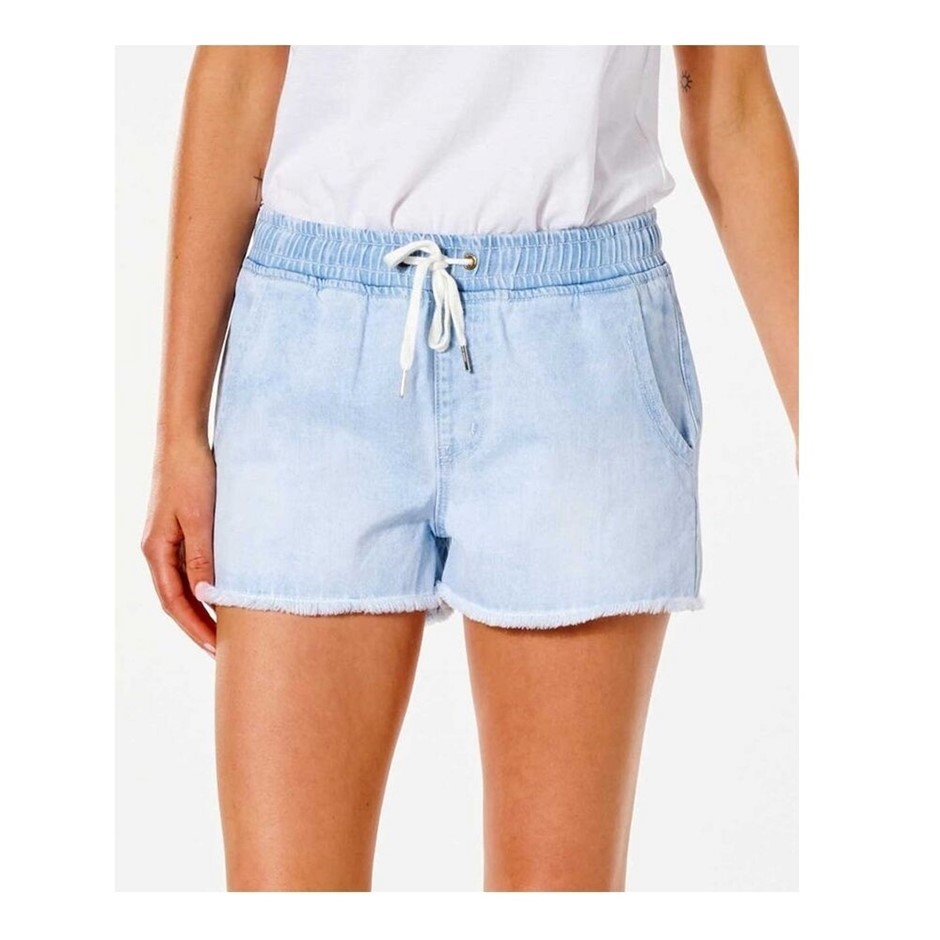RIP CURL Women's Tara Shorts - Blue Ice, Size 2XS. RRP: $79.99. Buyers Not