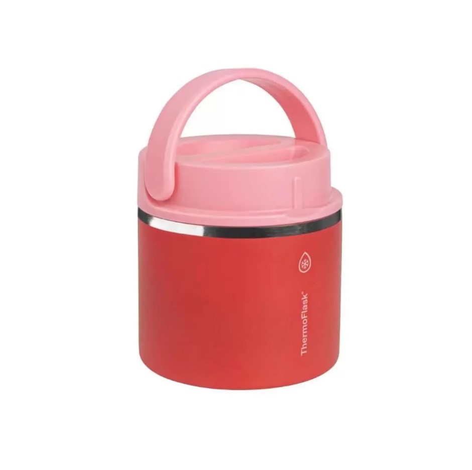 2 x THERMOFLASK Insulated Food Jar, 591ml, Red.