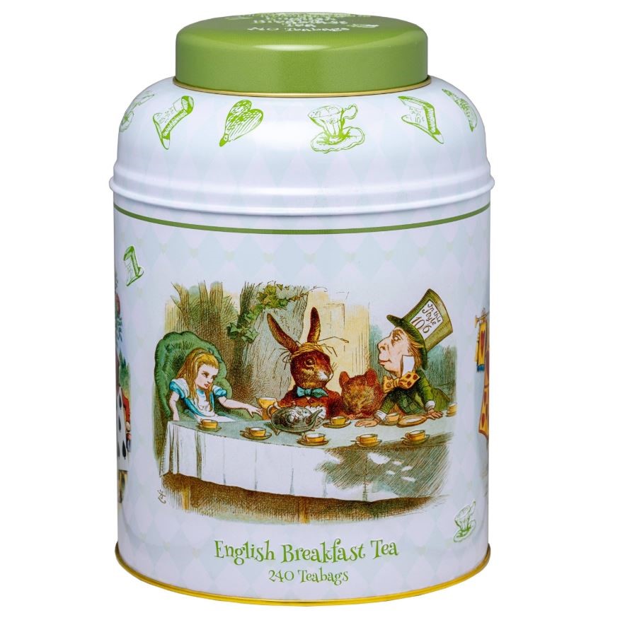 NEW ENGLISH TEAS Alice's Adventures in Wonderland English Breakfast Tea, 24