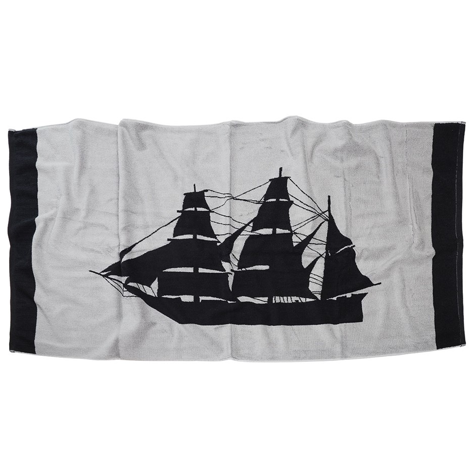 2 x VICE & ANCHOR Beach Towel, 100% Cotton, Ship Design. Made in Australia.