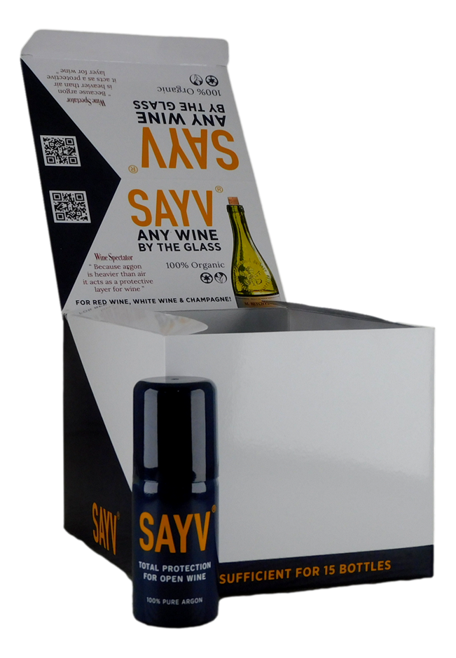 SAYV Wine Preservers - Argon Gas Canisters (12x 60mL)