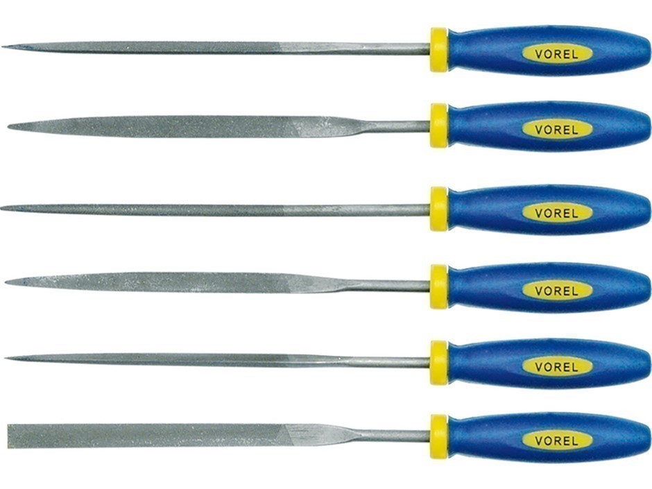 2 x VOREL 6pc 160mm Needle Files Sets.
