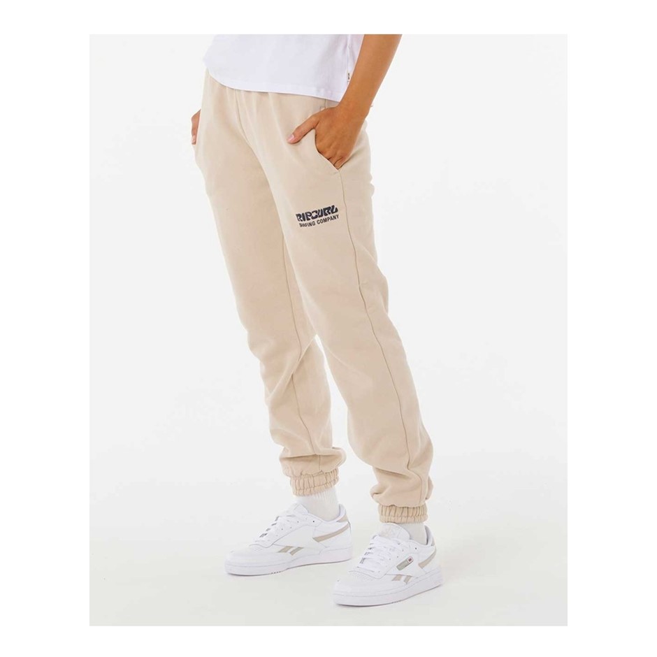 RIP CURL Women's Surf Puff Trank Pant, Size S, Natural (0031). RRP: $89.99.