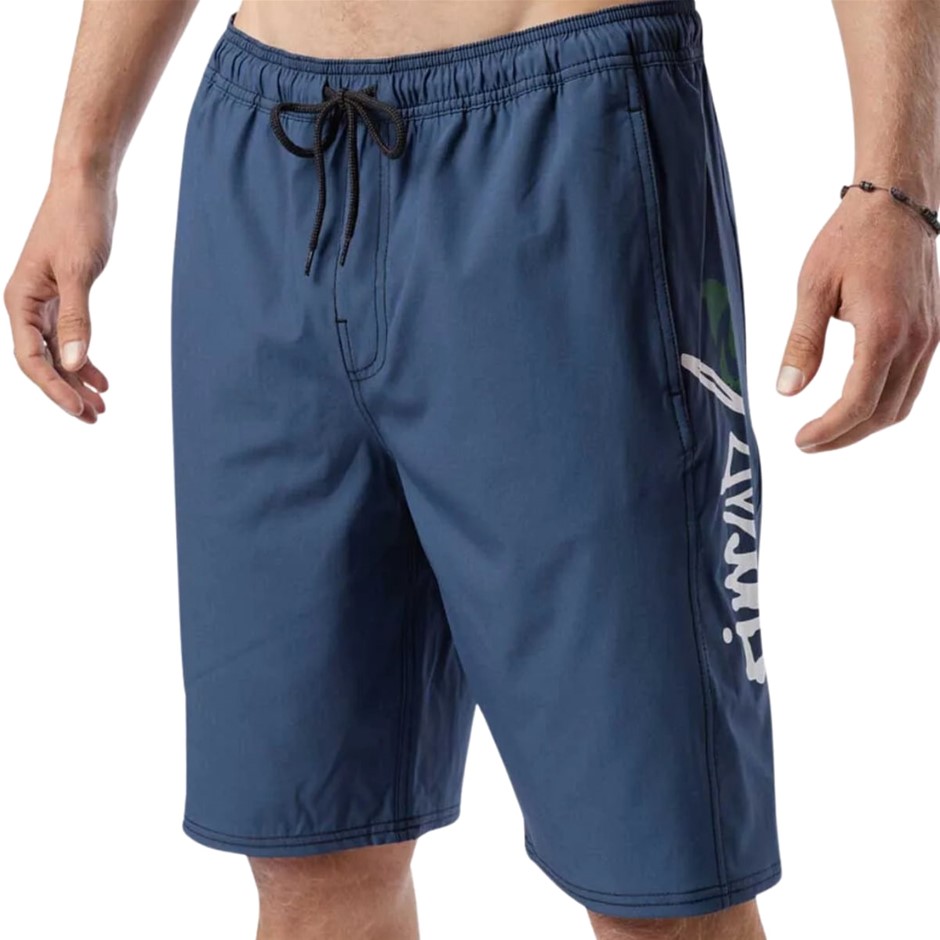 RIP CURL Medina Script Volley Shorts, Size M, Light Navy (2359). RRP: $69.9