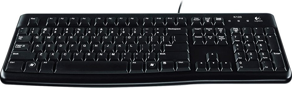 5 x Logitech 920-002478 Keyboard K120, Black.