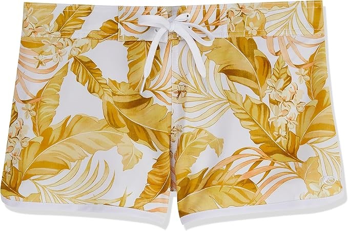 RIP CURL Women's Namotu 3" Boardshort, Size L, White (1000), GBOBN9. RRP: $