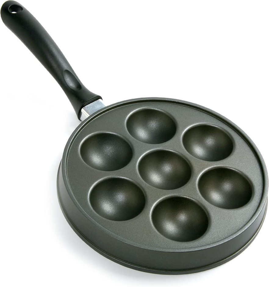 NORPRO Nonstick Aluminum Pancake Pan, 43.18 x 22.86 x 5.08 cm, Black. NB: H