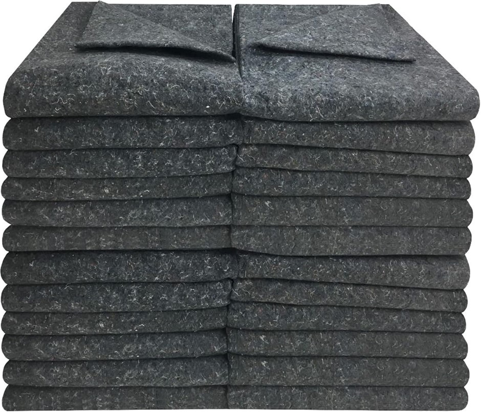 UBMOVE 24 Textile Moving Blankets 54 x 72 Excellent Professional Quality Pa