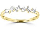 9K Yellow GOLD 0.18CT HI I1 DIAMOND RING