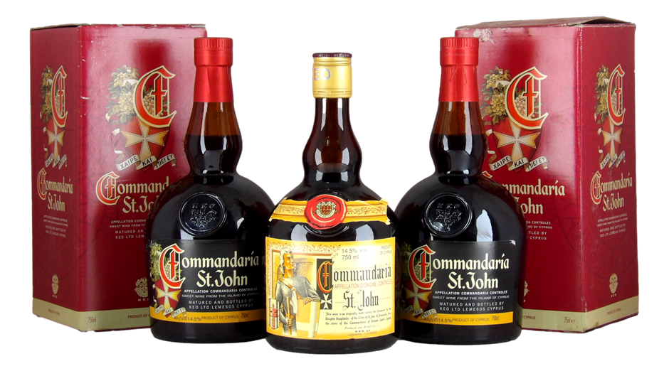 Commandaria St John Sweet Wine NV (3x 750mL), Cyprus