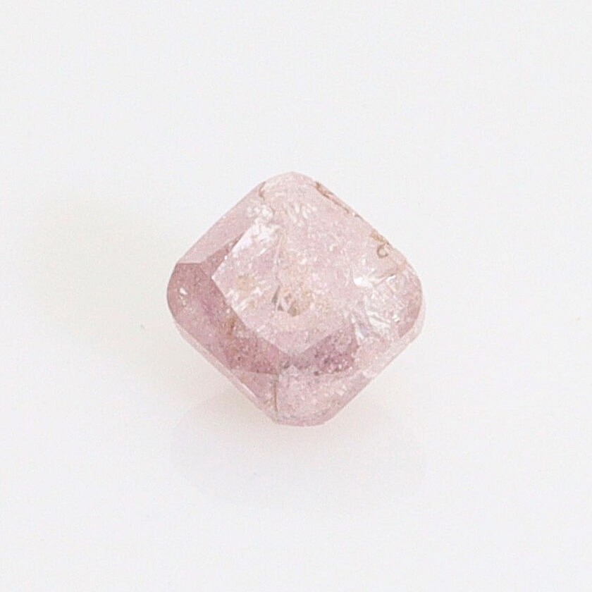 0.18ct Pink Radiant Cut Diamond