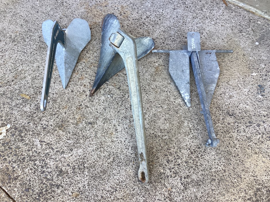 <p>Boat Anchors x 3</p>