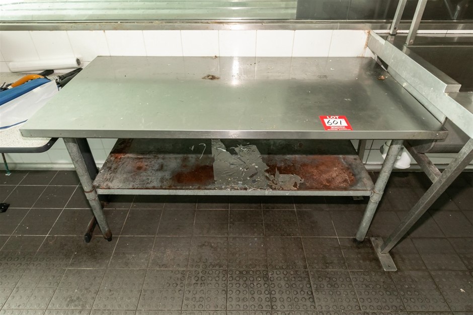 Double Kitchen Sink With Preperation Table (Commercial)