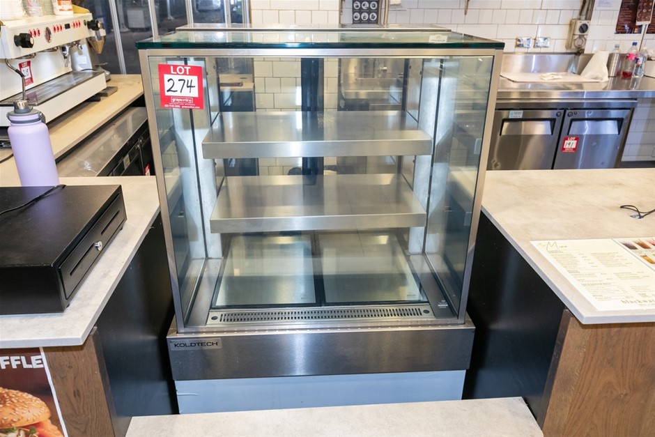 Koldtech SQRCD-9-BA Display Refrigerator