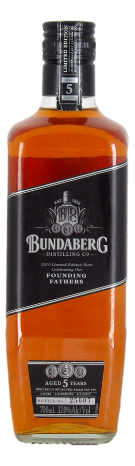 Bundaberg Founding Fathers Limited Edition 5 Year Old Rum 2010 (1x 700mL)