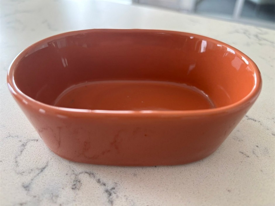 Brown Ceramic Oval Ramekins, Approx. x800 untis