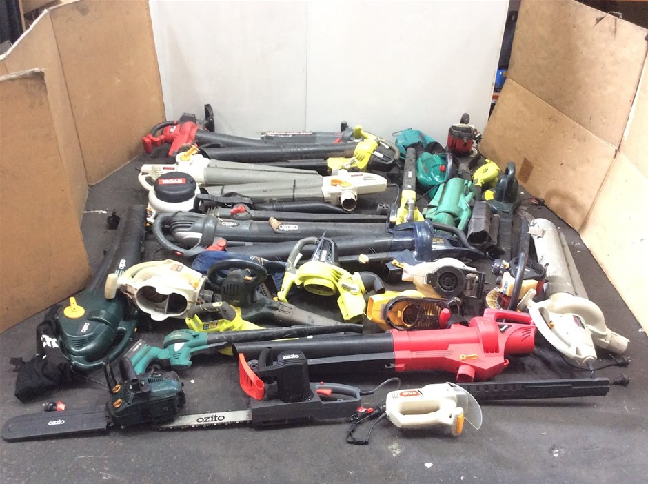 Mixed Brand Electric Garden Power Tools (Bulk Lot)
