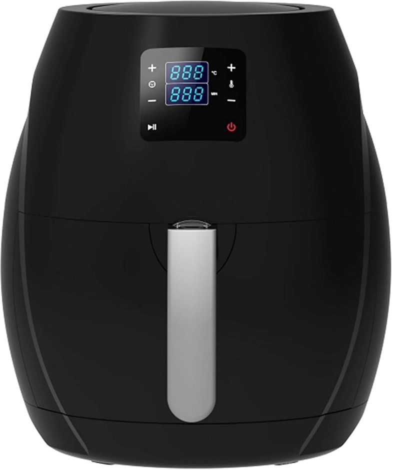 KITCHEN COUTURE Air Fryer 7 Litre, Family Size, LED Display, Black. NB: Pie
