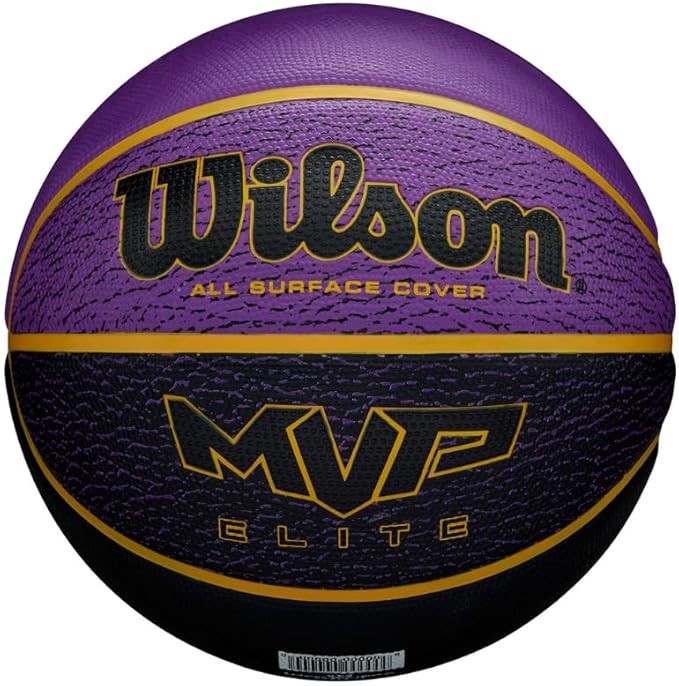 WILSON MVP Elite, Size 7, Youth, Purple/Black.
