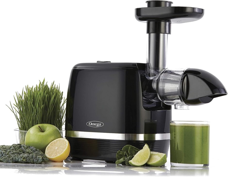 OMEGA Juicer H3000R Slow Masticating Extractor, 150-Watt, Black. NB: Has Be